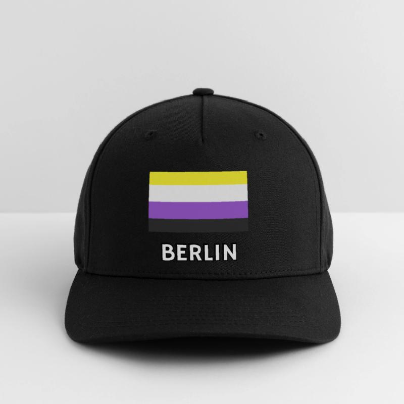 Non binary Pride Flag Berlin Flexfit Cap