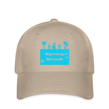 spring break bleu clair - Casquette Flexfit - kaki - Devant