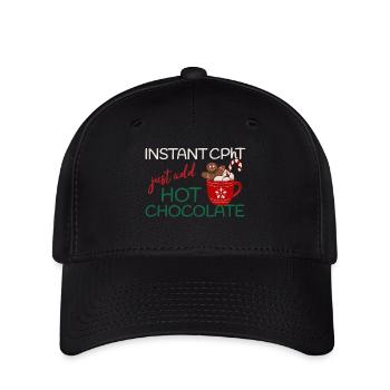 Instant CPhT just add hot Chocolate Weihnachten - Flexfit Cap - Schwarz - Vorne