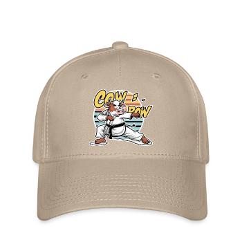 Vache Karaté Dojo Rétro - Casquette Flexfit - kaki - Devant
