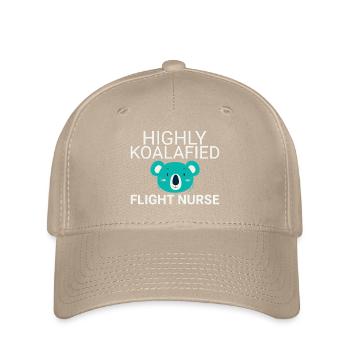 Infirmière de vol Koalafied Air Rescue - Casquette Flexfit - kaki - Devant