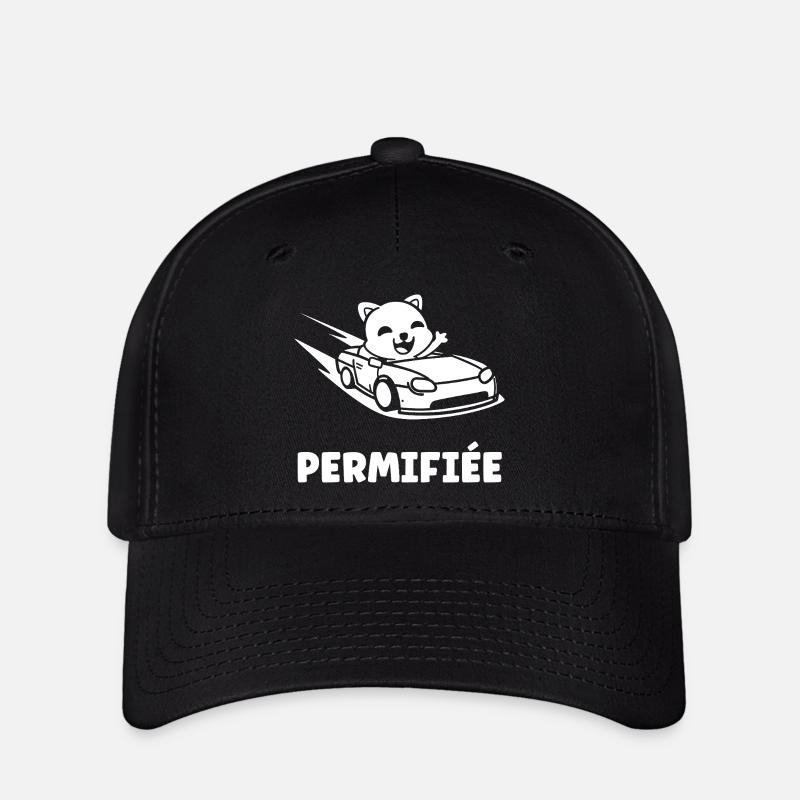 Führerschein-Humor - Flexfit Cap - Schwarz