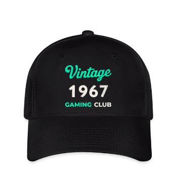 Vintage 1967 – Gaming Club Retro Birth Year - Flexfit Cap - black - Front