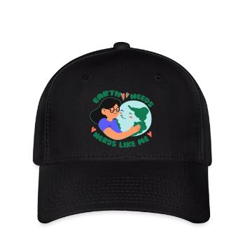 Ökologe Ökologie - Flexfit Cap - Schwarz - Vorne