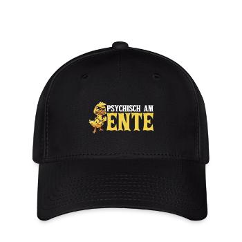 Psychically on the duck - Flexfit Cap - black - Front