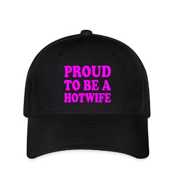 proud to be a hotwife - Casquette Flexfit - noir - Devant