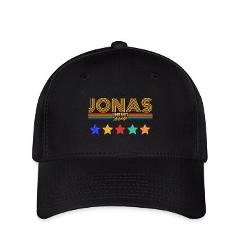 Jonas - Flexfit Cap - Schwarz - Vorne