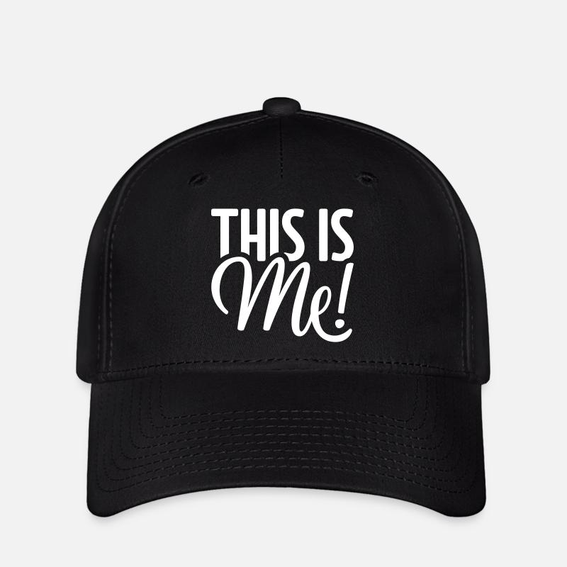 C'est moi! - Casquette Flexfit - noir