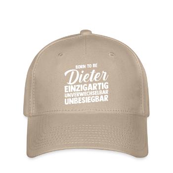 Vorname Dieter - Flexfit Cap - Khaki - Vorne
