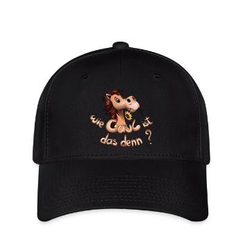 À quel point est-ce gaulois ou à quel point est-ce grand ? - Casquette Flexfit - noir - Devant