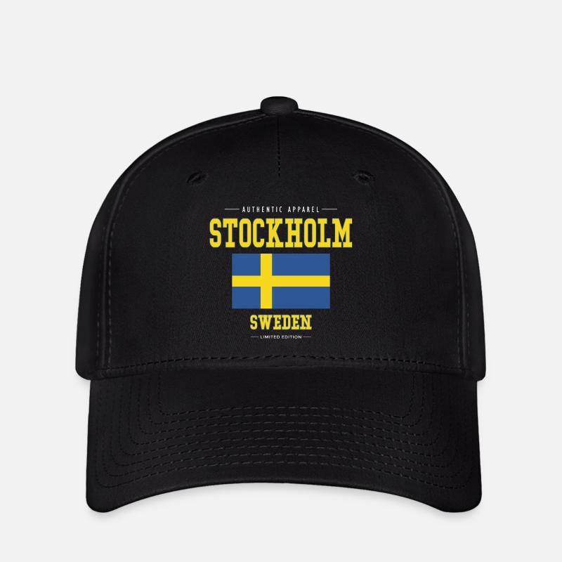 Stockholm - Flexfit Cap - black