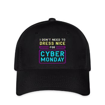 Kaufrausch Cyber Monday - Flexfit Cap - Schwarz - Vorne