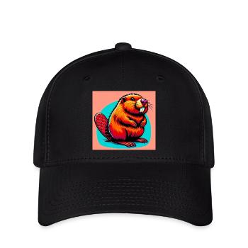 Bieber - Flexfit Cap - Schwarz - Vorne