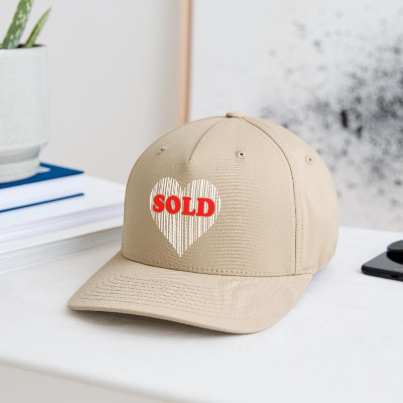 Herz Barcode Liebe – Sold Code Strichcode Geschenk Flexfit Cap