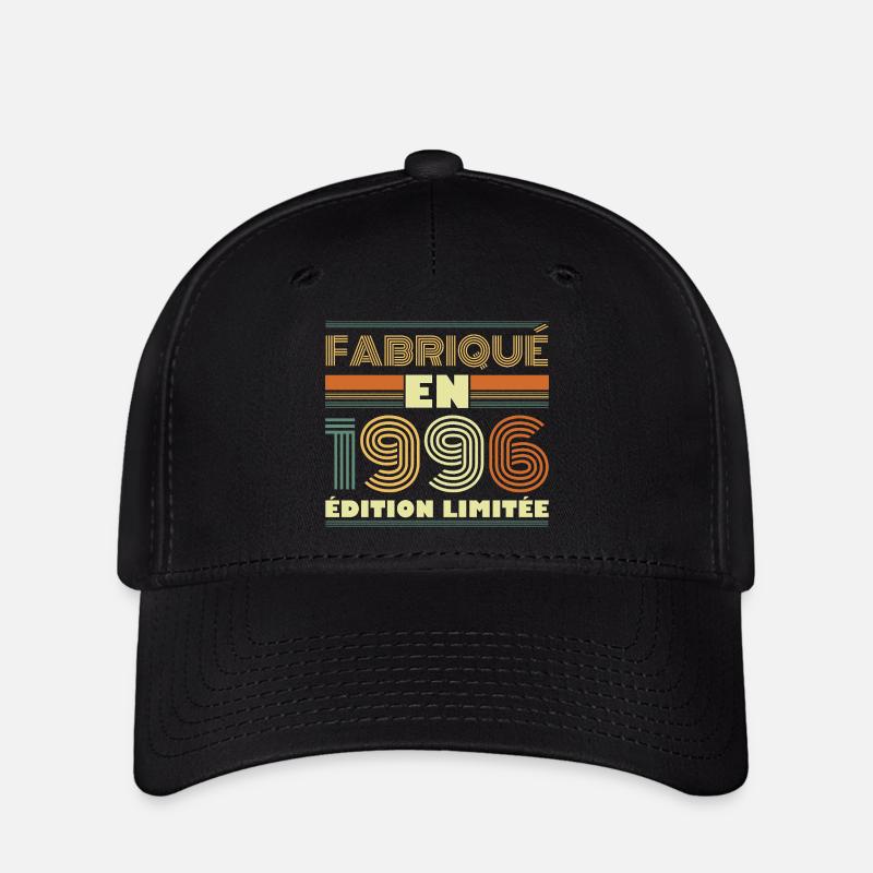 Vintage 1996 30 Year Anniversary Gift - Flexfit Cap - black
