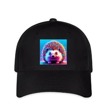 hedgehog - Flexfit Cap - black - Front