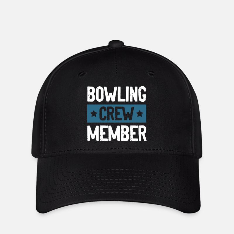 Équipe de bowling - Casquette Flexfit - noir