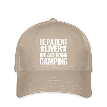 Camping Bonfire Camp Life Forest Camper - Flexfit Cap - khaki - Front