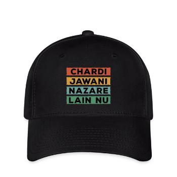 CHARDI JAWANI NAZARE LAIN NU - Punjabi phrase - Flexfit Cap - black - Front