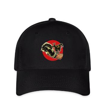 Tattoowieren rockt! - Flexfit Cap - Schwarz - Vorne