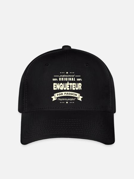 Enquêteur Original - Casquette Flexfit - noir