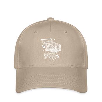 Shopping Cart Graffiti - Flexfit Cap - khaki - Front