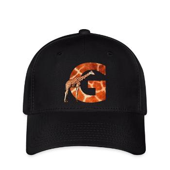 giraffe g - Flexfit Cap - black - Front