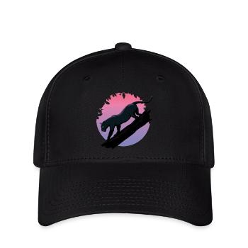 Black Panther Animal - Flexfit Cap - black - Front
