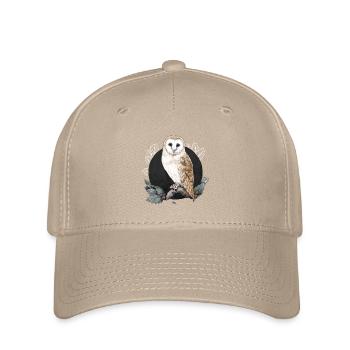 Barn owl before new moon - Flexfit Cap - khaki - Front