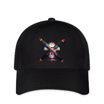 4Blade plug - Flexfit Cap - black - Front