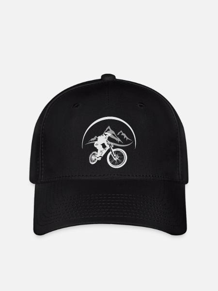 Mountainbiker - Flexfit Cap - Schwarz