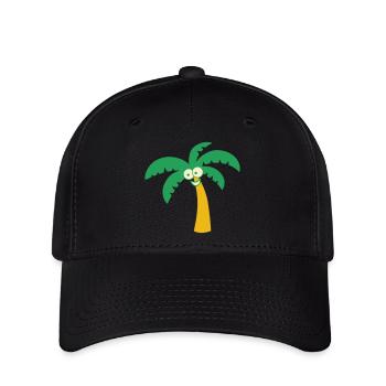 Palme - Flexfit Cap - Schwarz - Vorne