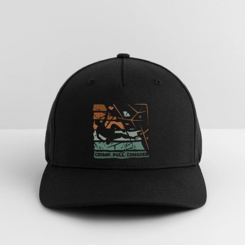 Bouldern – Crimp. Pull. Conquer. Flexfit Cap