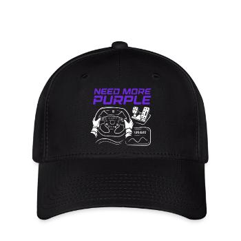 Besoin de plus de violet - Chemise Sim Racing Best Time - Casquette Flexfit - noir - Devant