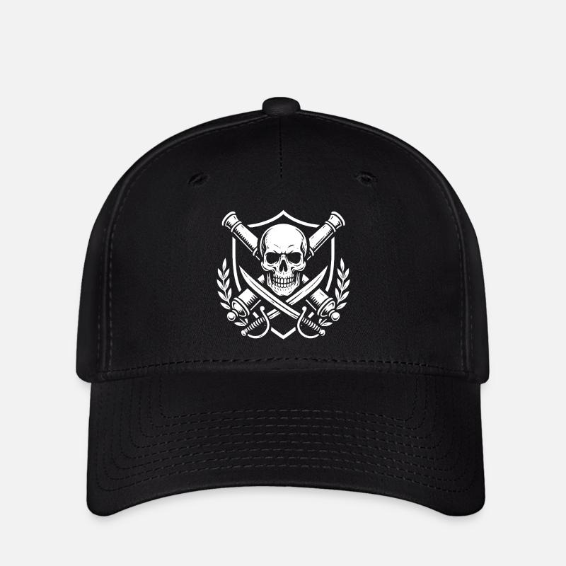 Pirate crest - Flexfit Cap - black