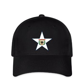 West Virginia Fan Shirt – Natur & Stolz - Flexfit Cap - Schwarz - Vorne