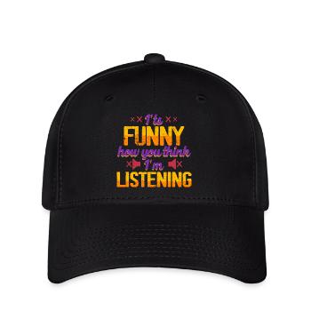 Deaf Deaf Hearing Impairment - Flexfit Cap - black - Front