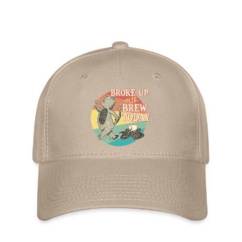 Kaffeeentzug Koffeinfrei Ex-Kaffeetrinker - Flexfit Cap - Khaki - Vorne