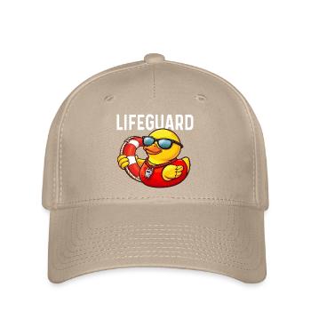 Maître-nageur Canard en caoutchouc Canard Amoureux du Canard - Casquette Flexfit - kaki - Devant