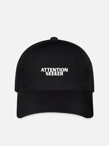 Attentionseeker - Flexfit Cap - Schwarz