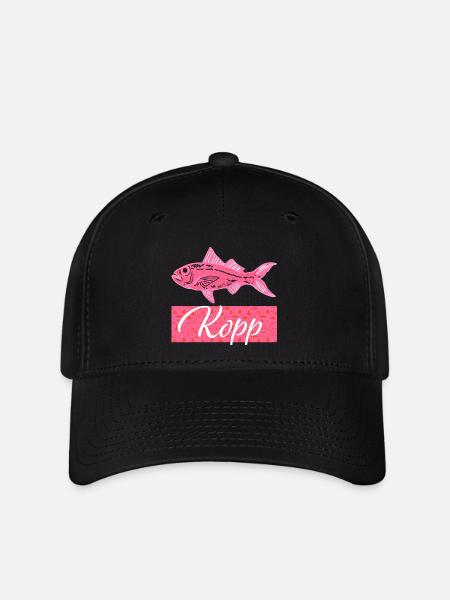 Fischkopp, Nordsee, Ostsee, Hamburg, Kiel, Meer - Flexfit Cap - Schwarz