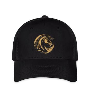 Motivational horse - Flexfit Cap - black - Front
