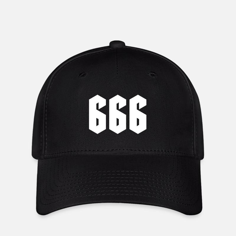 666 - Flexfit Cap - black