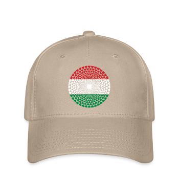Hongrie Hongrie Magyarország Love Heart Mandala - Casquette Flexfit - kaki - Devant