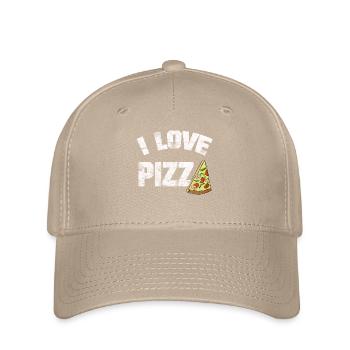 PIZZA PIZZA T-SHIRT J'AIME - Casquette Flexfit - kaki - Devant