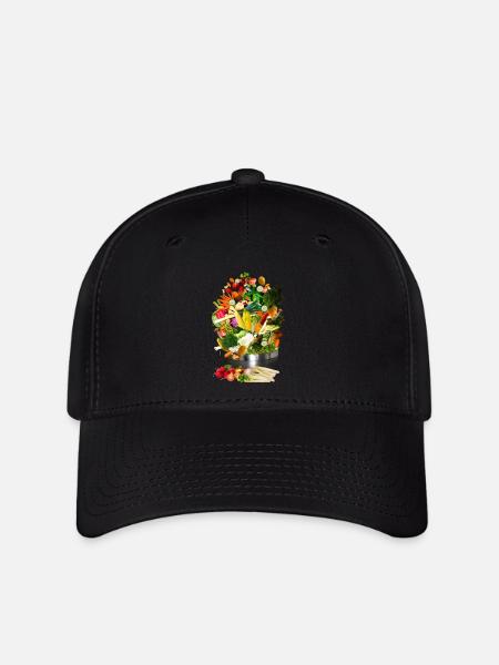 Food Food Vegetables Fruit Kitchen - Flexfit Cap - black