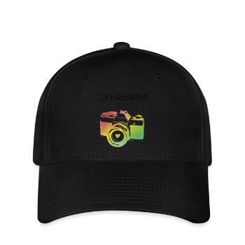 Bolivien, Cochabamba - Flexfit Cap - Schwarz - Vorne