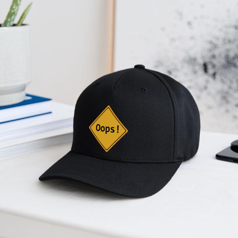 error, oops!, anpassbar Flexfit Cap