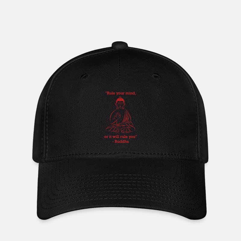 Buddha - "Verstand" - Casquette Flexfit - noir