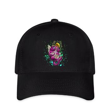 Cute catangel - Flexfit Cap - Schwarz - Vorne
